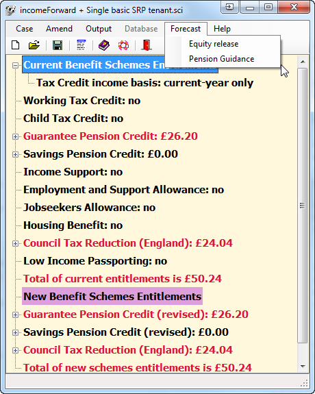 pensionForward Screenshot