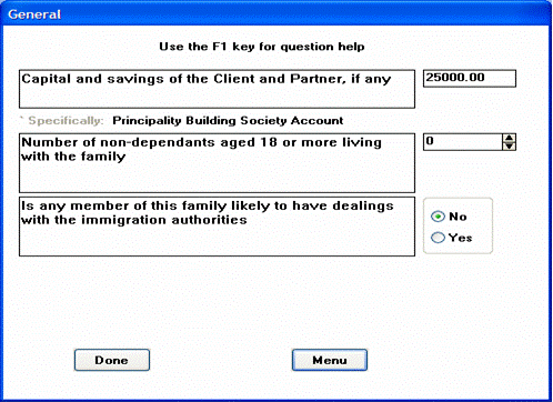 FINTAL dialogue screen