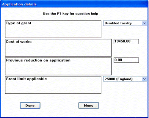 Renovator PC input screen
