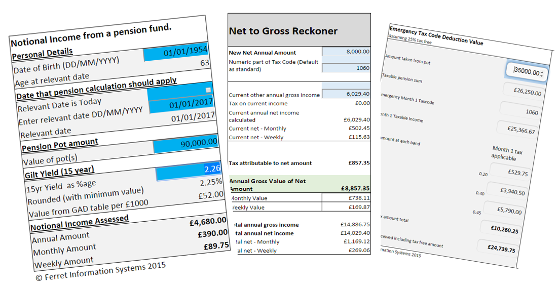 pensionForward reckoners