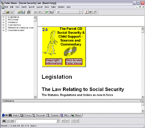 Sample image of Social Security Law